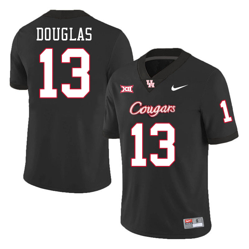 C.J. Douglas Houston Cougars Jersey,Houston Cougars #13 C.J. Douglas Jersey Youth College Uniforms-B